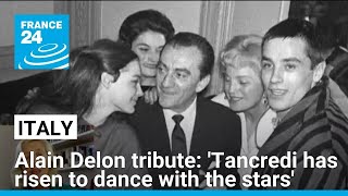 Tancredi has risen to dance with the stars Italian film stars pay tribute to Alain Delon [upl. by Alleyne]