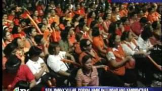 Villar NP launch bid for 2010 polls [upl. by Orit]