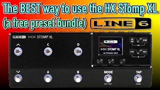 Combining Snapshot and Stompswitch Modes on the HX Stomp XL Free Presets [upl. by Letsyrhc]