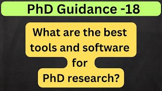 Best Tools amp Software for PhD Research MustHaves for Academic Success [upl. by Kalikow]