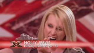 THE X FACTOR 2008  Holly Gervis Cave Mouth [upl. by Elmer]