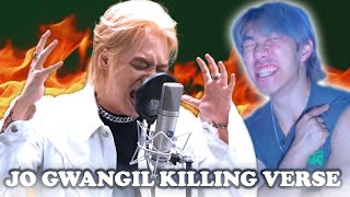 FINALLY Get To React To  Gwangil Jo 조광일 Dingo Killing Verse [upl. by Malo]