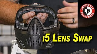 How to Change the Lens DYE i5 Lens Removal  Lone Wolf Paintball Michigan [upl. by Cara]