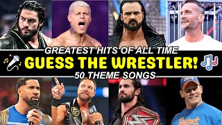 Guess All 50 WWE Superstars by Theme Song 🎵🎤  Can You Name The Wrestler🤔🔥 [upl. by Sumaes]