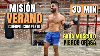 Rutina de Brazos Piernas Hombros y Abdomen en Casa 30 MIN  Mejora Tu Cuerpo Para El Verano [upl. by Clemmy]