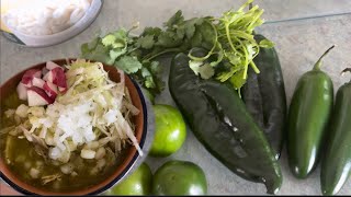 Pozole Verde de Pollo [upl. by Notecnirp]