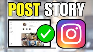 How To Add Story On Instagram using laptop instagram tricks [upl. by Haisoj]