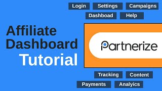 Partnerize Affiliate Dashboard Tutorial 2024  Step by Step Guide [upl. by Kimberly]