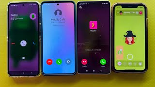 ZangiIncoming CallWeChatSnapchat Samsung Z Flip5Xiaomi Redmi Note 13 ProPoco X6IPhone 11 [upl. by Kuska]