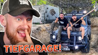 TIEFGARAGE für die GKLASSE 🤯 im PREPPER CAMP mit Survival Mattin  Fritz Meinecke Reaction [upl. by Aymik]