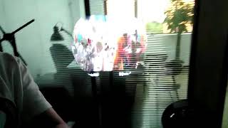 LED Holographic Fan Slow Motion [upl. by Montford266]