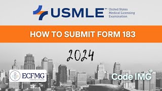 How to Submit Form 183Status Verification  Part 5 USMLEECFMG Application [upl. by Iver]