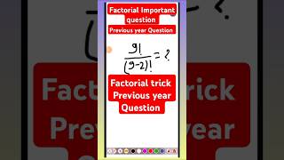 Factorials maths  factorial Important question maths factorial short trick mathsviralmaths [upl. by Tabitha716]