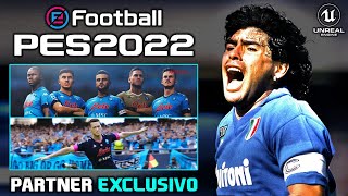 ¡OFICIAL 💣 PRIMERA NOVEDAD DE PES 2022 Y PARTNER ANUNCIADO 💥 [upl. by Retsevel]