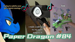 Dragon Puppet Crafts  Paper Dragon TikTok Compilation 84 [upl. by Ettesoj]