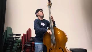 Simeon Chien  Double Bass Solo [upl. by Darsie386]