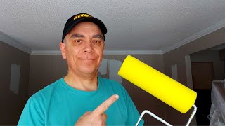 Easiest Way to Paint Stipple Ceiling aka Popcorn Ceiling [upl. by Lennon]