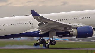 15 INSANE BUTTER LANDINGS of the Airbus A330  A330neo A330 classic amp A330F [upl. by Alul698]