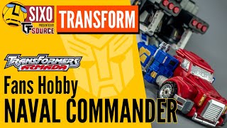 TRANSFORM Transformers Fans Hobby MB15 Naval Commander [upl. by Dalton373]