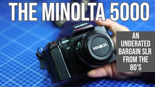 The Minolta 5000  perfect to start flim photography [upl. by Ennagroeg951]