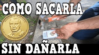 COMO SACAR MONEDA CERTIFICADA SIN DAÑARLA [upl. by Bertilla]