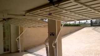 Cửa trượt trần cửa nâng garage một tấm cho cửa tầng hầm phong cách Châu Âu thoát hiểm nhanh chóng [upl. by Bomke633]