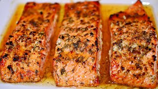 Honey Garlic Lime Salmon Recipe  Easy Good Salmon Recipe [upl. by Elorak]