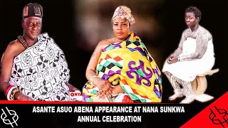 ASANTEMAN ASUO ABENA APPEARANCE AT NANA SUNKWA ANNUAL CELEBRATION DURBAR [upl. by Placido]