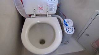 Jabsco Electric flush marine toilet conversion [upl. by Graehl]