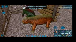 I hatched a lystrosaurus egg ARK 2 Mobilepart 50 [upl. by Novyad857]