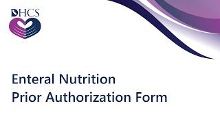 Enteral Nutrition Prior Authorization Request Form Demo [upl. by Nnayllehs]