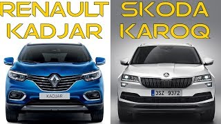 2019 Renault Kadjar vs 2018 Skoda Karoq [upl. by Idnaj795]