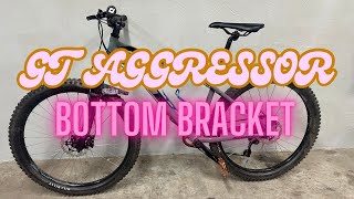 GT Aggressor Pro bottom bracket replacement [upl. by Aissila]