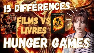 15 DIFFÉRENCES entre les FILMSLIVRES HUNGER GAMES🐦‍⬛ [upl. by Verge130]