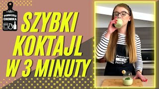 Szybki i pyszny Koktajl Brokułowo Bananowy w 3 minuty🍌🥦😋fit smoothie koktajl brokuł banan [upl. by Demy713]