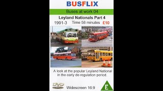 Busflix Buses at work 04 Leyland Nationals Part 4 19913 [upl. by Aicert]