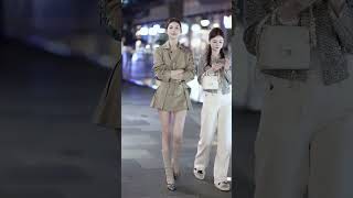 Top Street Couture Looks How Street Girls Urban Elegance streetgirl streetstyle chinesefashion [upl. by Ardnaek]