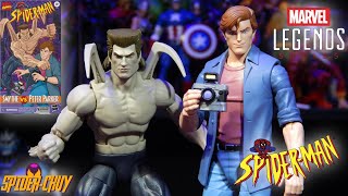 SMYTHE VS PETER PARKER Marvel Legends SPIDERMAN RETRO VHS Animated Series  Serie Animada RESEÑA [upl. by Etteuqal]