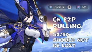 F2p Pulling Clorinde C6 wish Version 47  Genshin Impact [upl. by Suoirred]