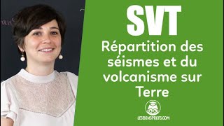 Répartition des seismes et du volcanisme sur Terre  SVT  Collège  Les Bons Profs [upl. by Aicatsanna595]