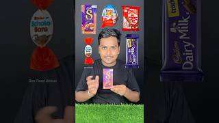 Chocolate Eating ASMR 🍫  Kinder Joy eating  Emoji Eating Challenge shorts shortvideo asmr [upl. by Eyaj]