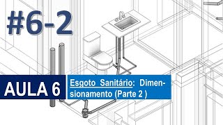 Instalações Hidrossanitárias  AULA 6 – Esgoto Sanitário Dimensionamento Parte 2 [upl. by Buff]