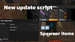 🎃NEW MM2 SPAWNER ITEMS LINK IN COMMENTS HALLOWEN UPDATE🎃 [upl. by Letnuahc]