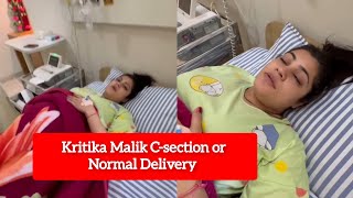 Pregnant Kritika Malik Csection or Normal Delivery  Pregnant Kritika Malik Blessed with Baby Girl [upl. by Adlez]