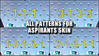 ALL BINGO PATTERN FOR ASPIRANTS SKIN  MOBILE LEGENDS ASPIRANTS [upl. by Egduj]