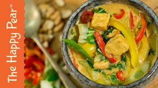 Vegan Massaman Curry in 5 minutes  THE HAPPY PEAR [upl. by Xylia465]