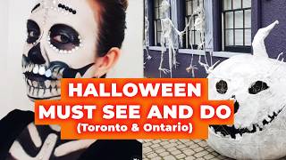 HALLOWEEN IN ONTARIO  MUST VISIT places displays bars parties and more [upl. by Jollenta873]