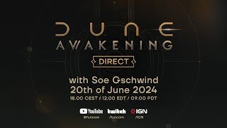 Dune Awakening Direct  Episode 2 Livestream [upl. by Ecirtaemed]