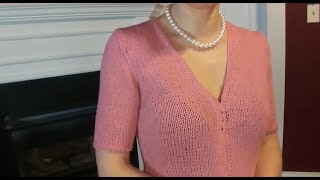 Setin sleeves demystified in knitting 23 [upl. by Akihsar]