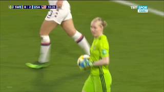 Hedvig Lindahl Sweden  2019 World Cup Highlights [upl. by Artinad]